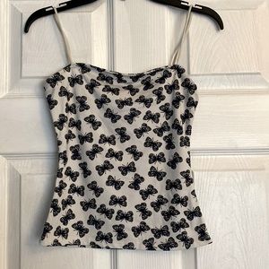 cute butterfly tank top